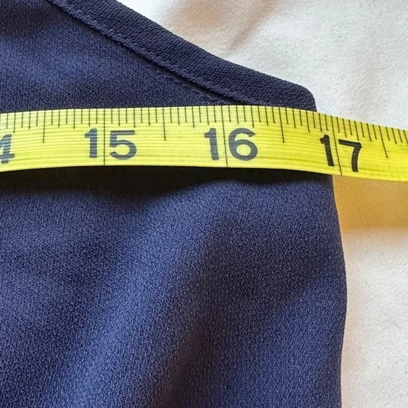 Elle Navy Sleeveless Women's Top - Picture 6 of 7